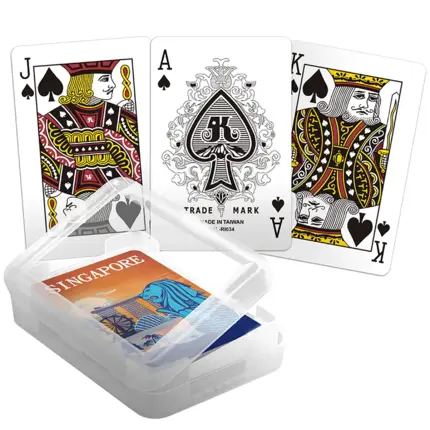 お土産のトランプ - シンガポール