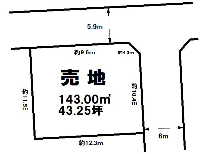 塩谷郡高根沢町大字宝積寺の土地の土地、550万円 43.25坪