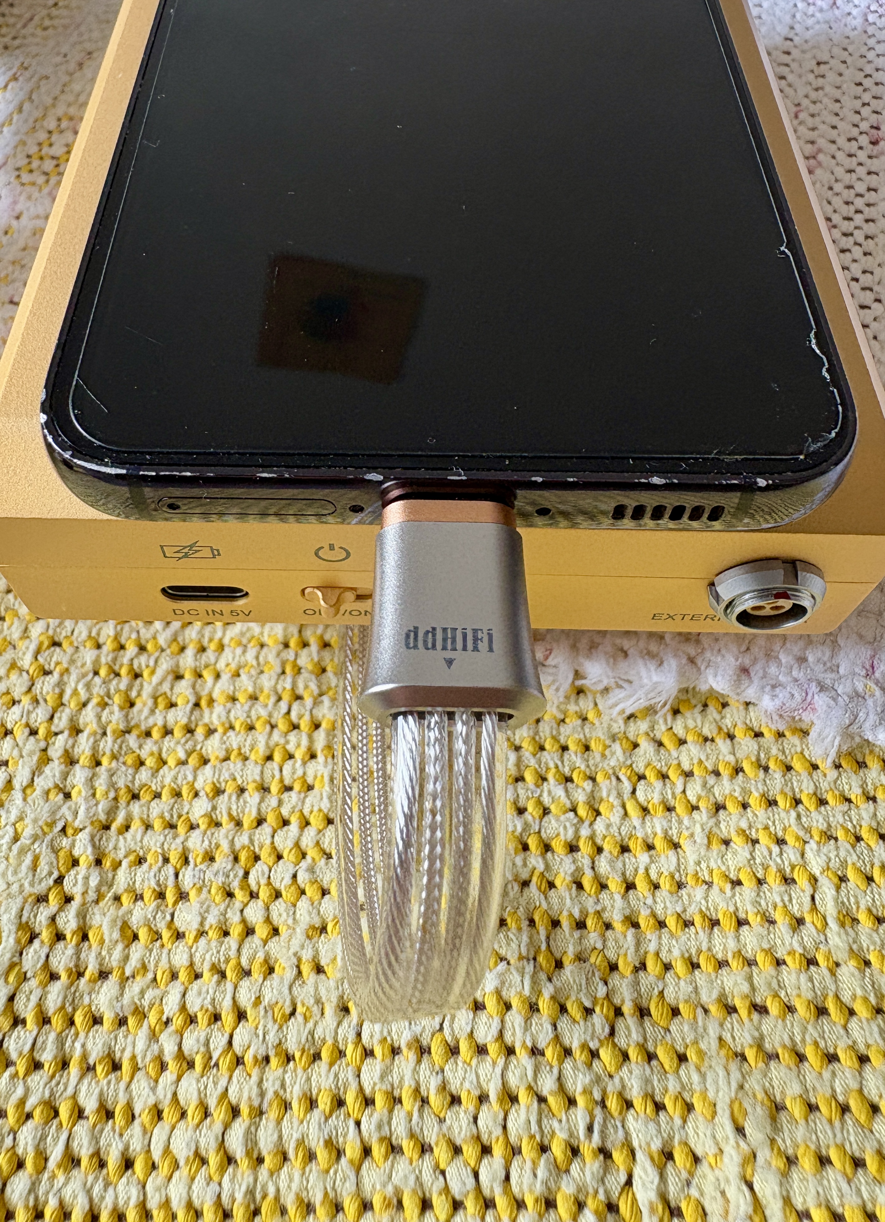 ddHiFi TC19CC (Comet) Flagship Pure Silver USB-C to USB-C OTG