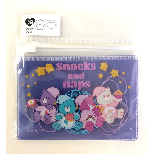 S＆C ケアベア（Care Bear） ゼムクリップ(ケース入り) ブルー