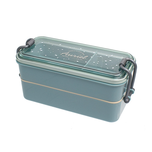 サブヒロモリ オーリエル スリムタイトランチ2段 620mL グリーン