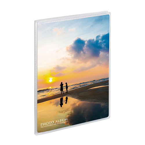 セキセイ ミニポケ フォトアルバム高透明 Lサイズ横向き 40枚 KP-7004