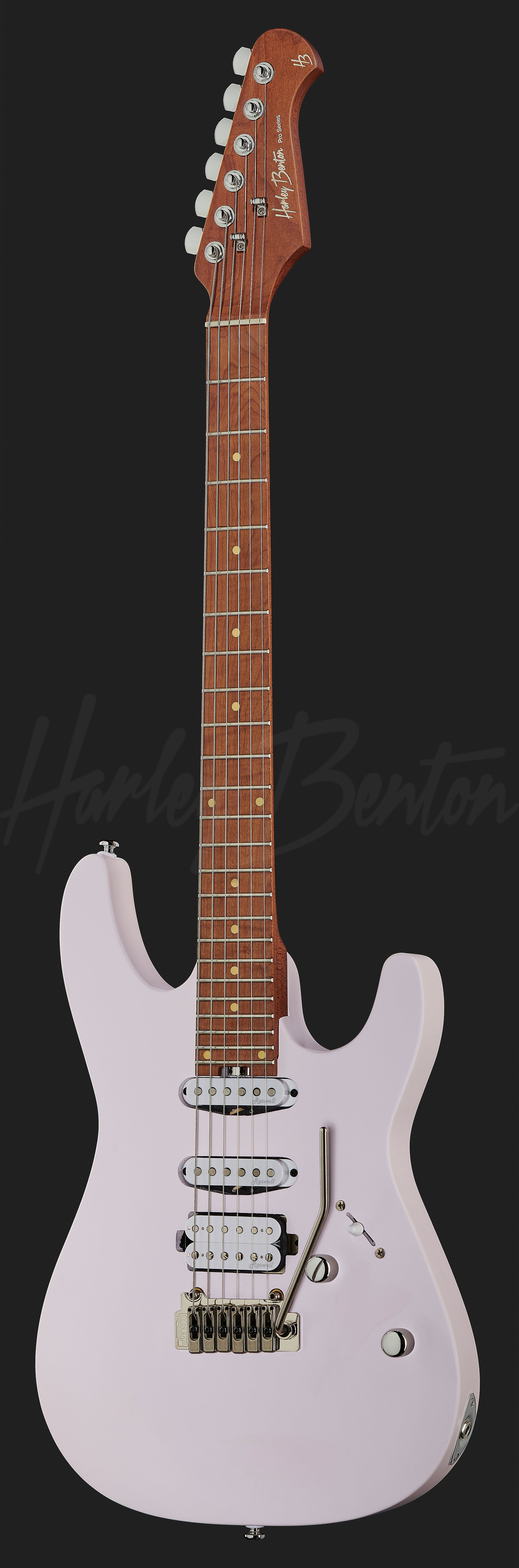 Fusion-III HSS Roasted Shell Pink - Harley Benton