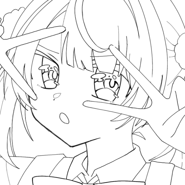 ういちゃん 線画 - ibisPaint