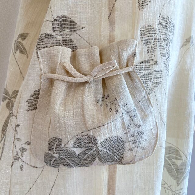 オーダー参考作品 麻着物リメイク ワンピース | iichi 日々の暮らしを