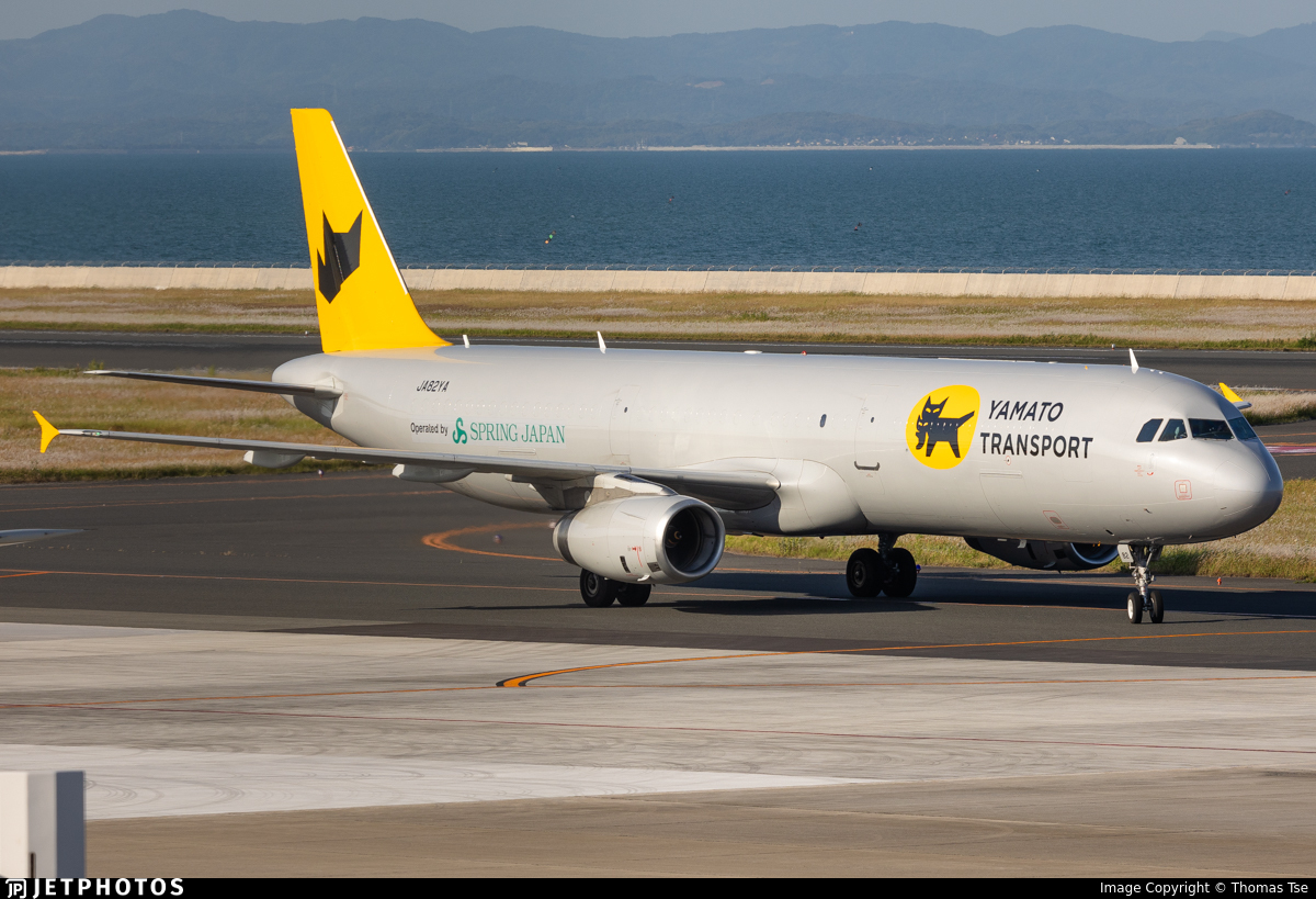 JA82YA | Airbus A321-231P2F | Yamato Transport (Spring Airlines