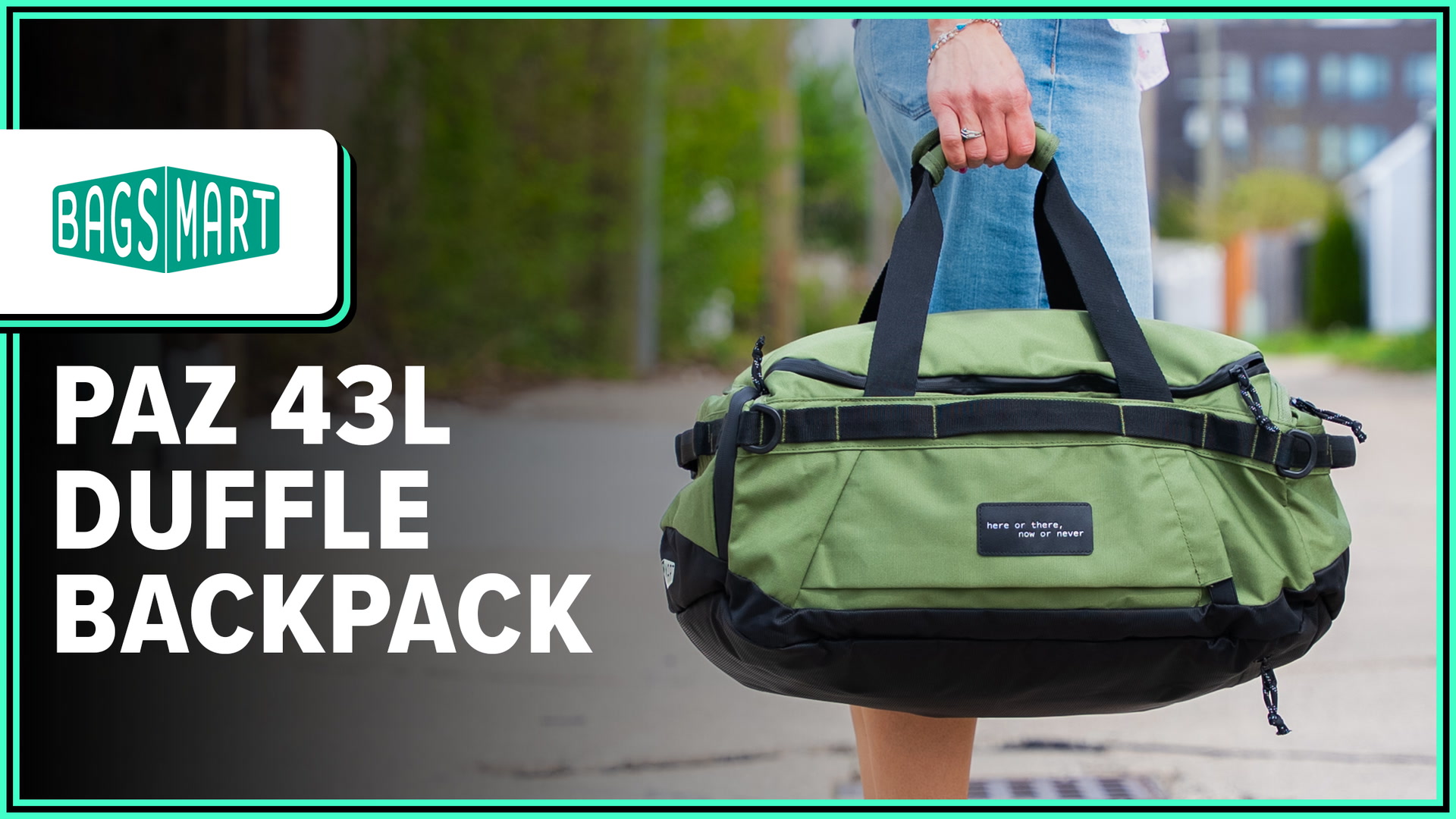 BAGSMART Paz 43L Duffle Backpack Review | Pack Hacker