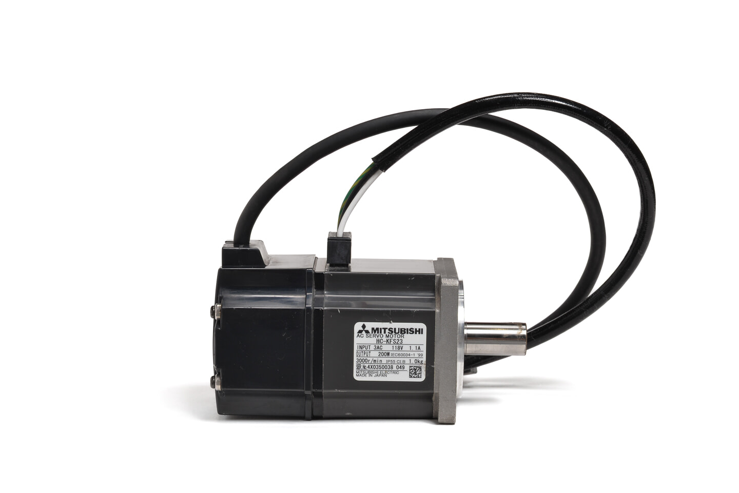 三菱 ACサーボモータ HC-KFS23 (シャフトに錆あり) | 保守部品.com