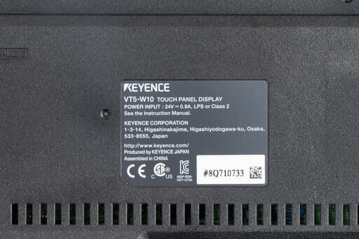 キーエンス タッチパネル VT5-W10 | 保守部品.com