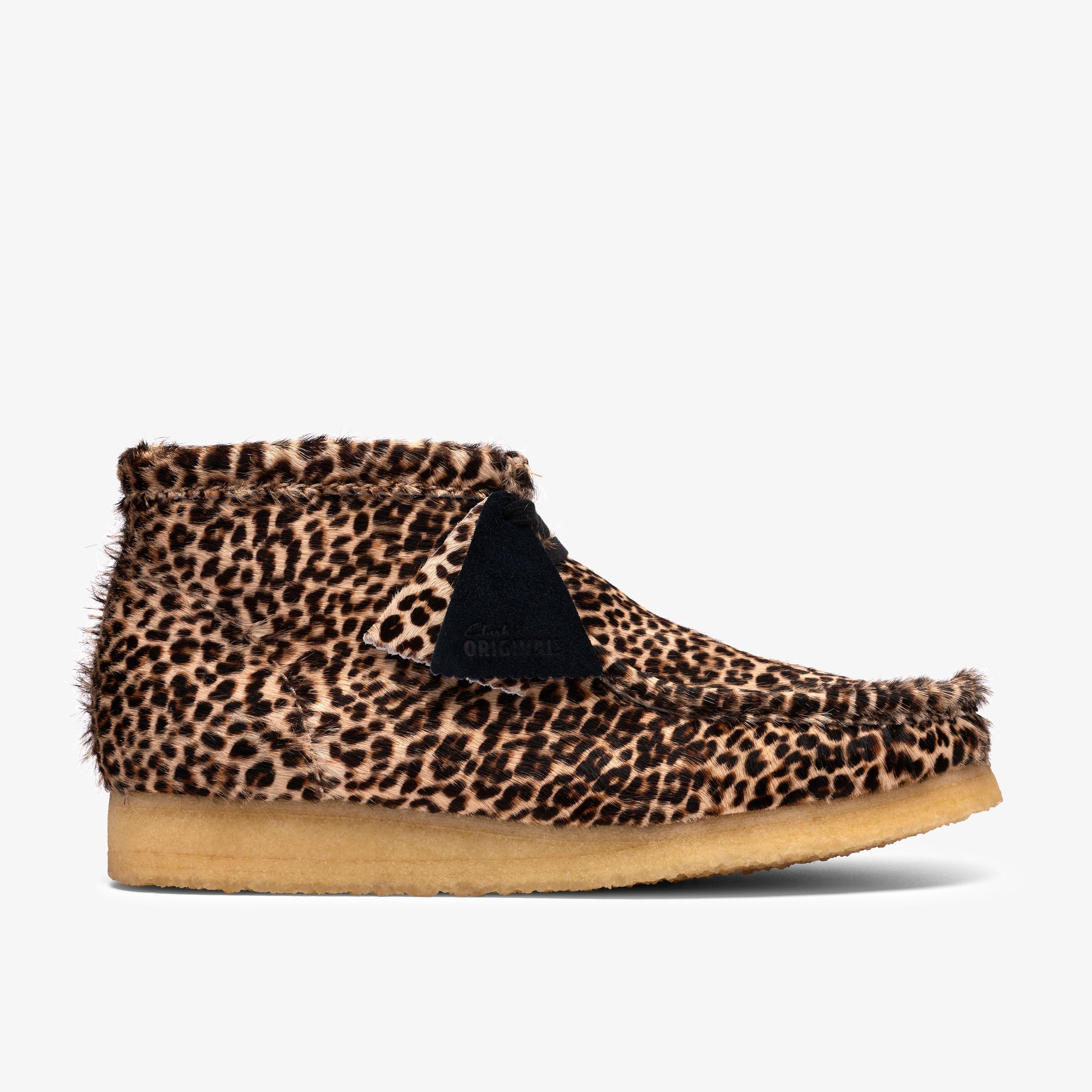 Mens Wallabee Boot Leopard | Clarks