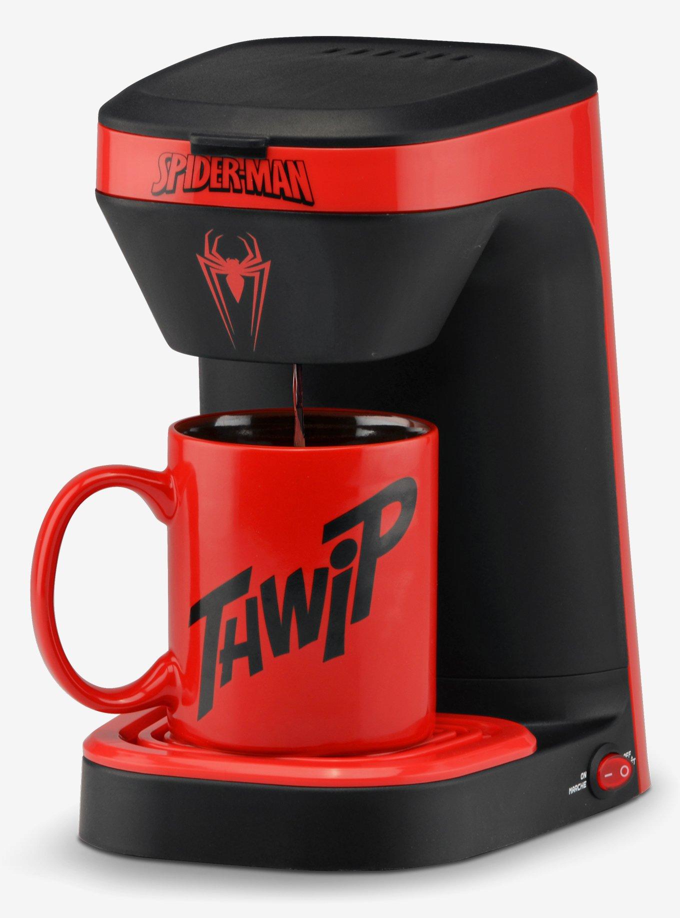Marvel Spiderman 1-Cup Coffee Maker with Mug | Hot Topic