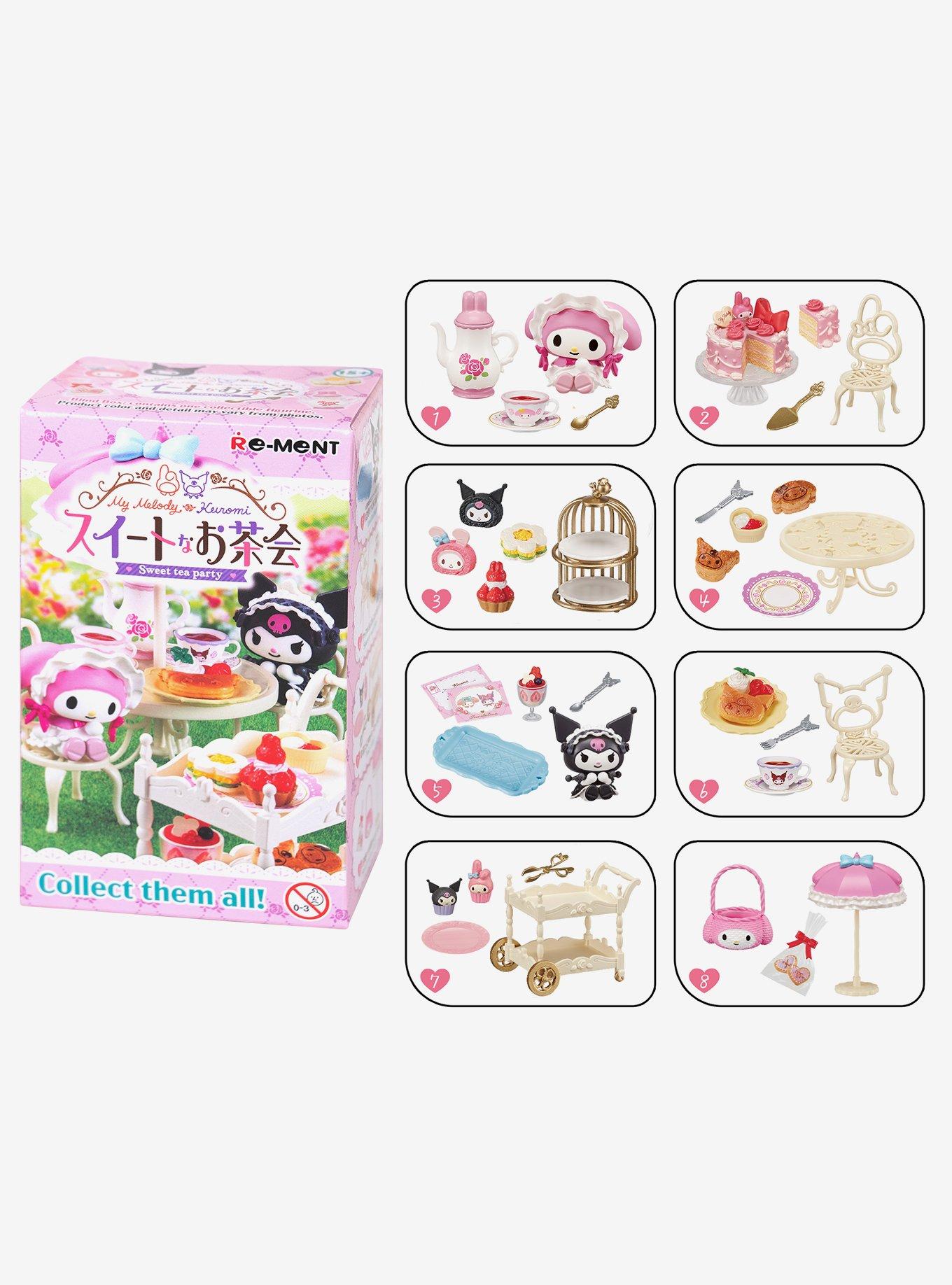 Re-Ment Sanrio My Melody & Kuromi Sweet Tea Party Blind Box Figure