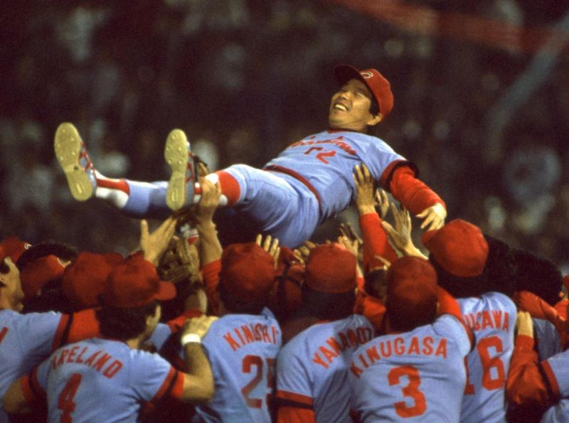 広島カープ：晴れの暁 1975年の初優勝から振り返る [写真特集21/29