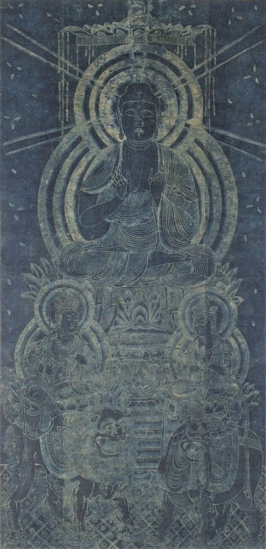 兵庫・斑鳩寺の仏画、真鍮泥で描かれたと判明 国内最古の事例 [写真