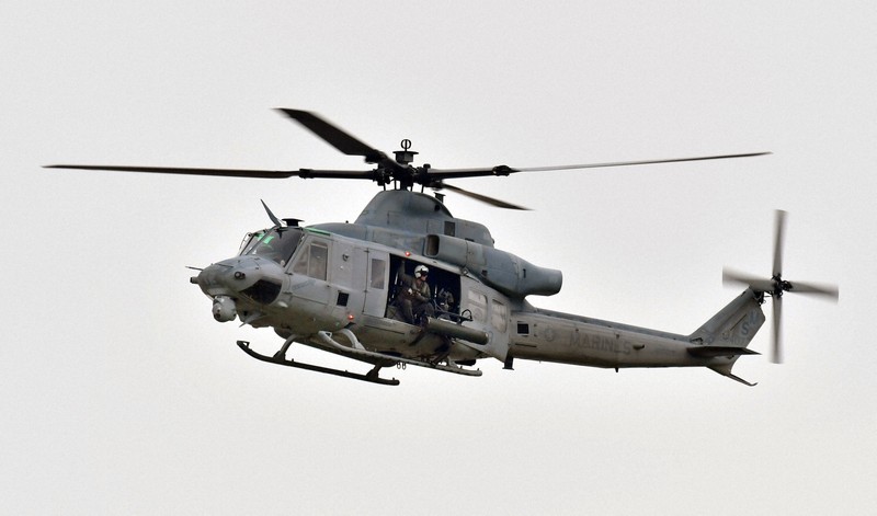 沖縄・辺戸岬近くに米軍ヘリ不時着 原因不明、乗員6人にけがなし