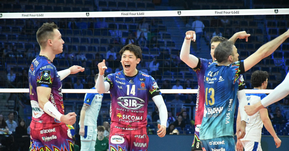 100%ユウキ：石川祐希「新しい歴史を作る」 ペルージャ、欧州CL初優勝