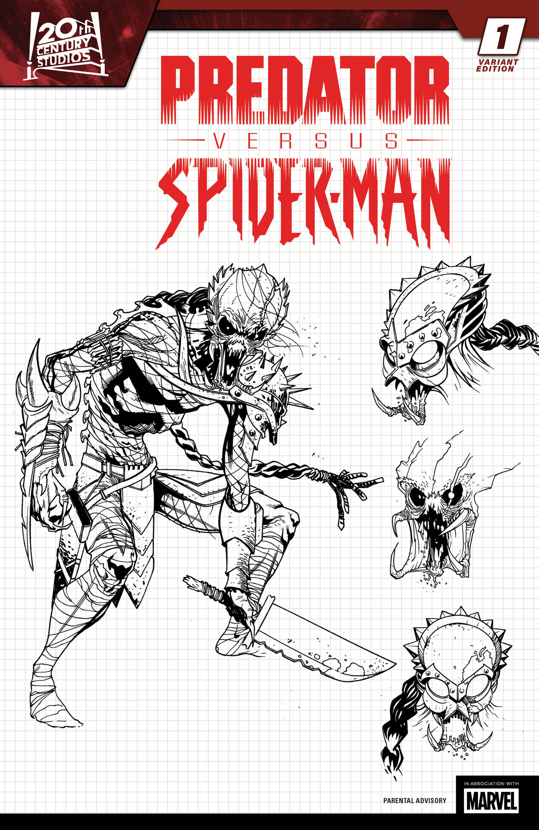 Predator Vs. Spider-Man (2025) #1 (Variant) | Comic Issues | Marvel