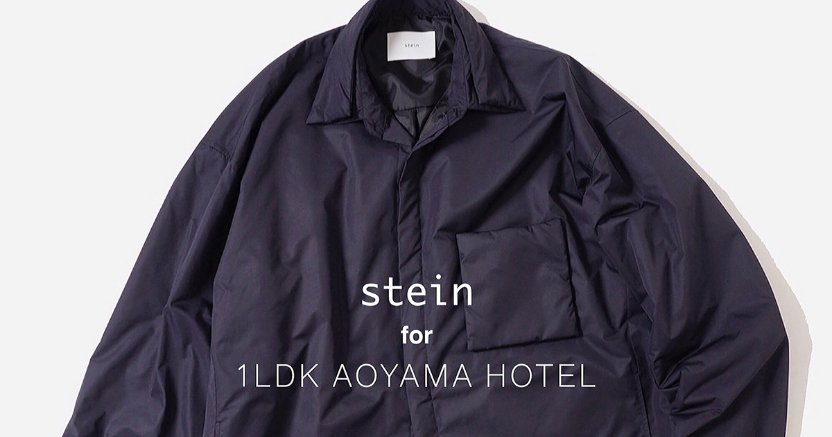 stein for 1LDK AOYAMA HOTELのオーバーサイズなシャツジャケット