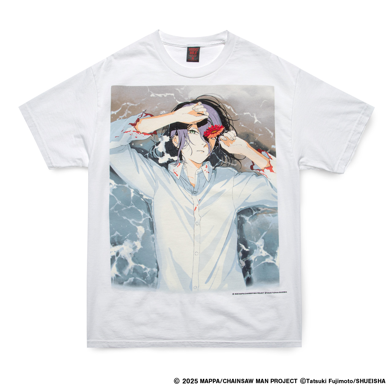 チェンソーマン レゼ篇』とGEEKS RULEのコラボレーションTシャツ第2弾