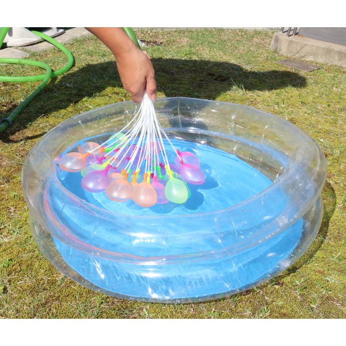 トキワ商事 超速かんたん水ふうせん マルチカラー水風船 37個の通販