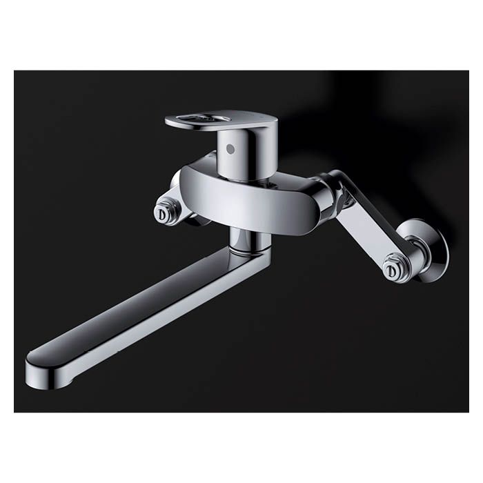 TOTO 壁付シングル混合水栓(エコシングル) TKY01306JAの通販｜キッチン