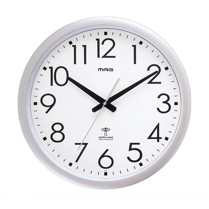 ノア精密 MAG 電波掛け時計 W-462 SMの通販｜掛け時計｜時計