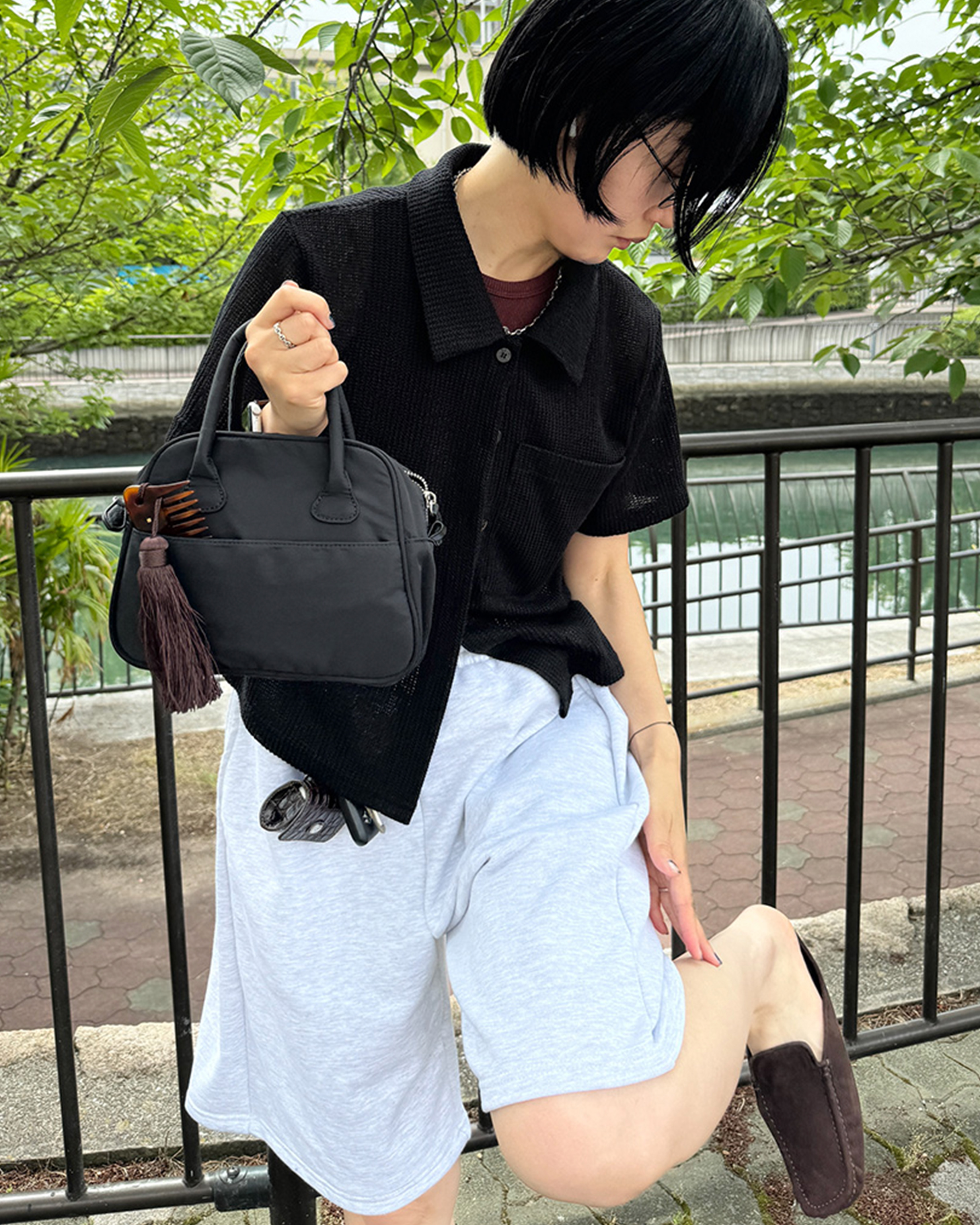 1回再販](ORIGINAL) ミニハンドルポケットバッグ | ファッション通販