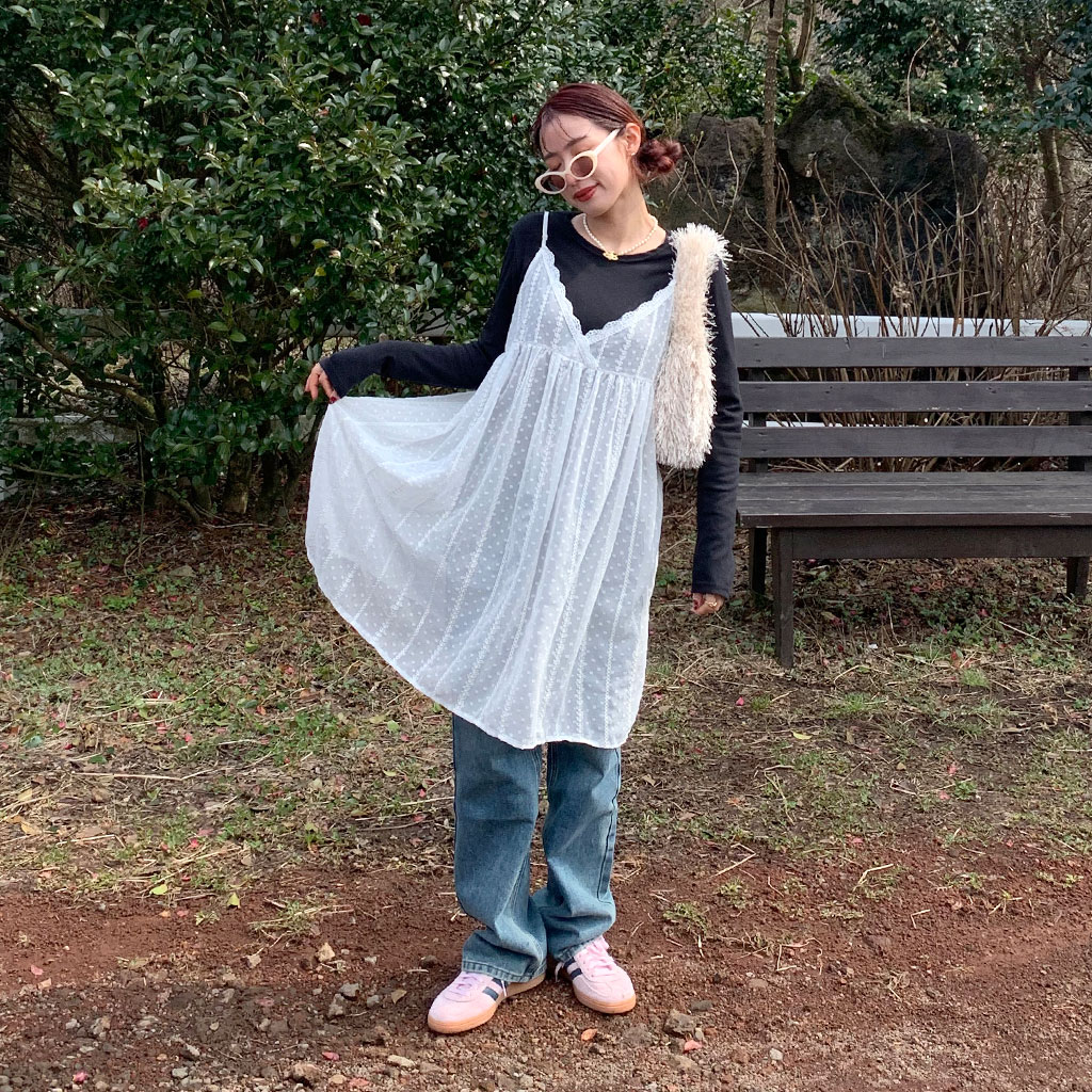 レースシースルーワンピース | ファッション通販サイト NUGU