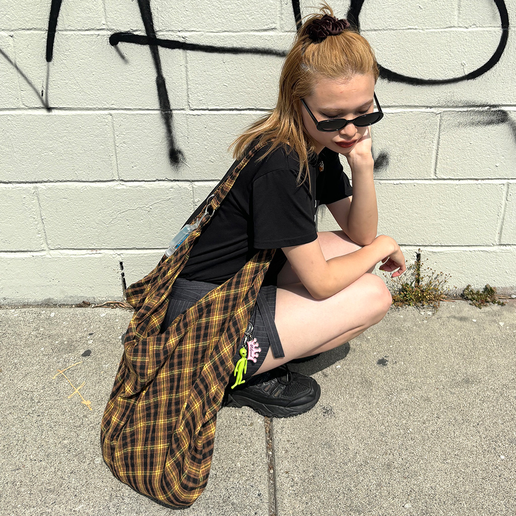 ヴィンテージチェックショルダーバッグ | ファッション通販サイト NUGU