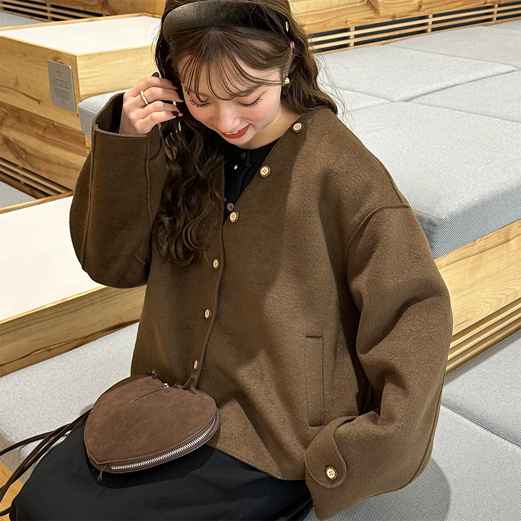 マフラーセットショートコート | ファッション通販サイト NUGU