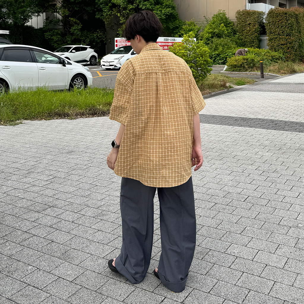 ギンガムチェック半袖シャツ | ファッション通販サイト NUGU