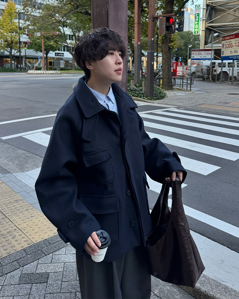 ユニセックス）バルマカンハーフコート | ファッション通販サイト NUGU