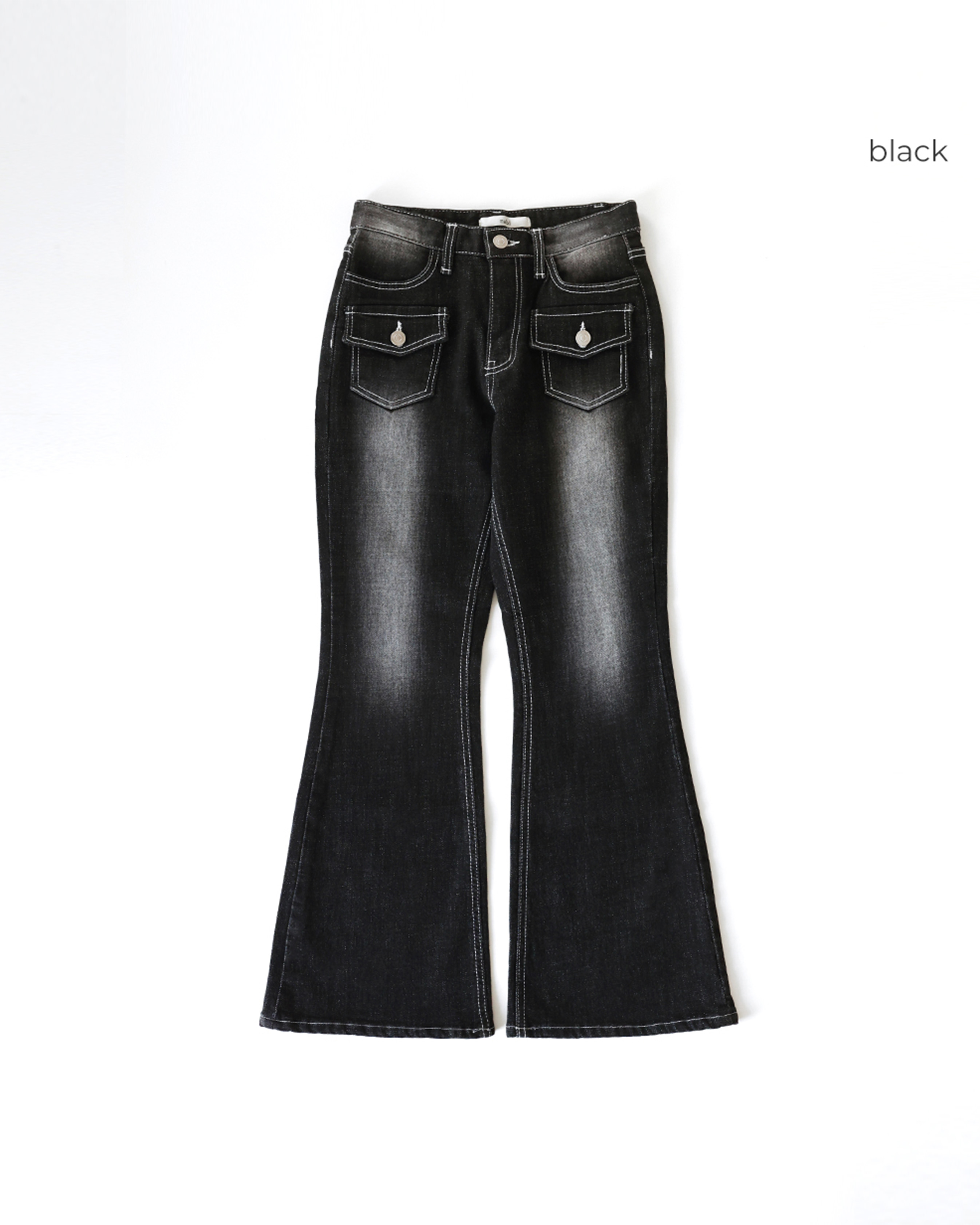 20回再販](ORIGINAL) フロントポケットブーツカットデニムパンツ