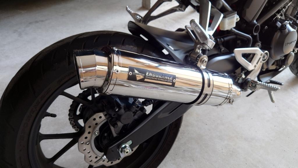 ENDURANCE hi-POWER SPORTS マフラー TYPE R ステンレス のパーツ