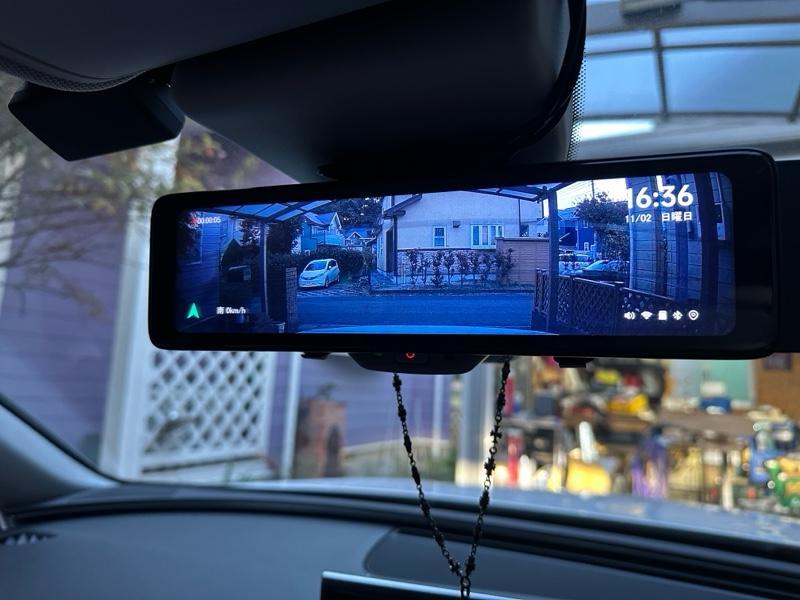 OKYES ミラー型ドライブレコーダー T16 のパーツレビュー | A6