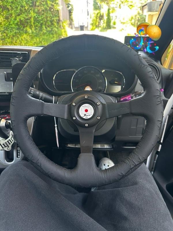 kawaii fitment KF steering wheel ver.02 のパーツレビュー | ムーヴ