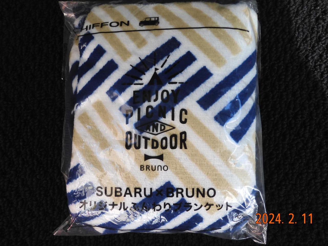 スバル(純正) [SUBARU×BRUNO] オリジナルふんわりブランケット(スバル