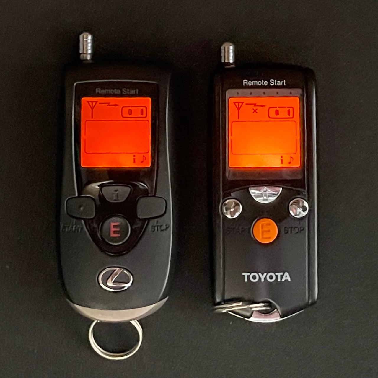 トヨタ(純正) リモートスタート（液晶画面タイプ・多重イモビ） の