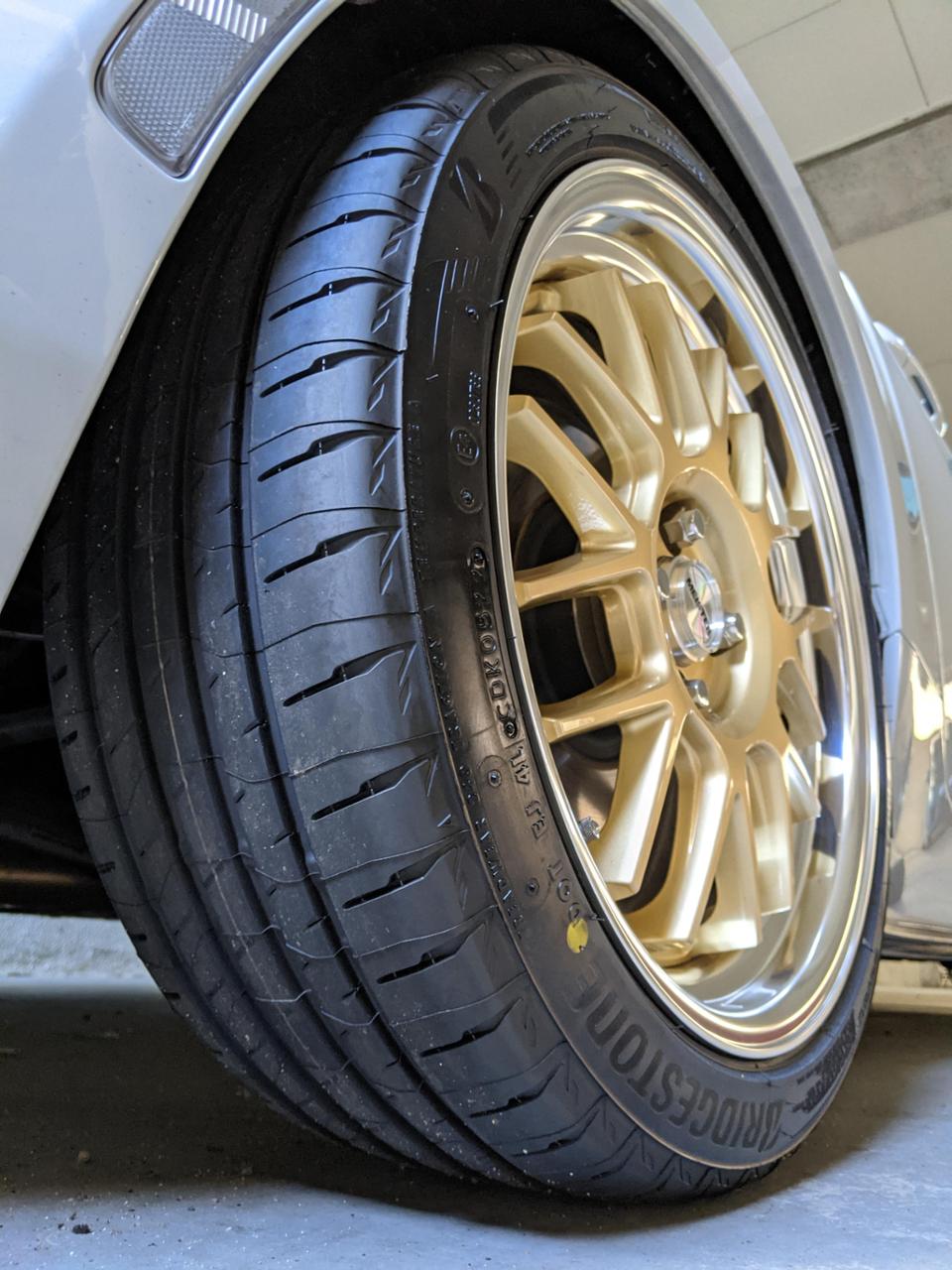 BRIDGESTONE POTENZA S007A 205/45R17 のパーツレビュー
