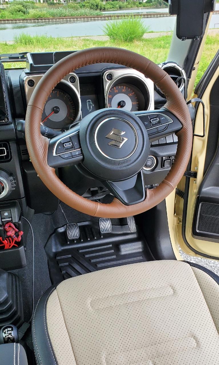 スズキ(純正) 本革ステアリングホイールカバー のパーツレビュー