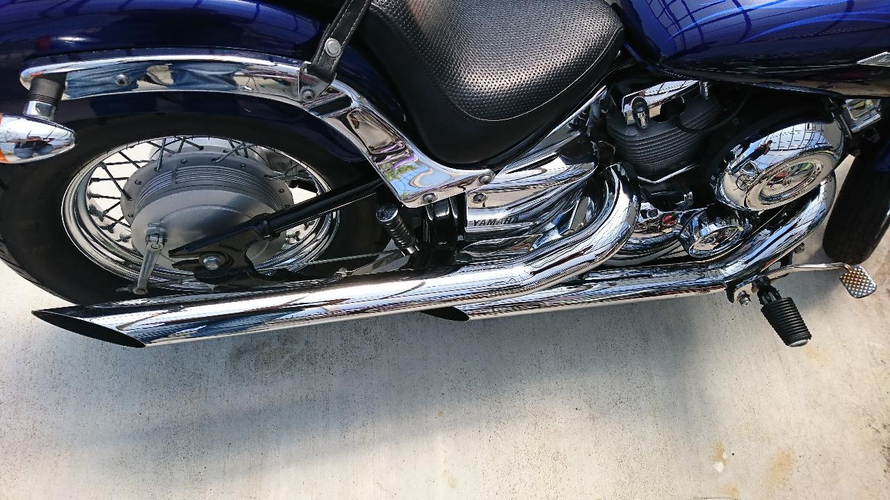 EASY RIDERS スリップオンマフラー 70φファットドラッグマフラー