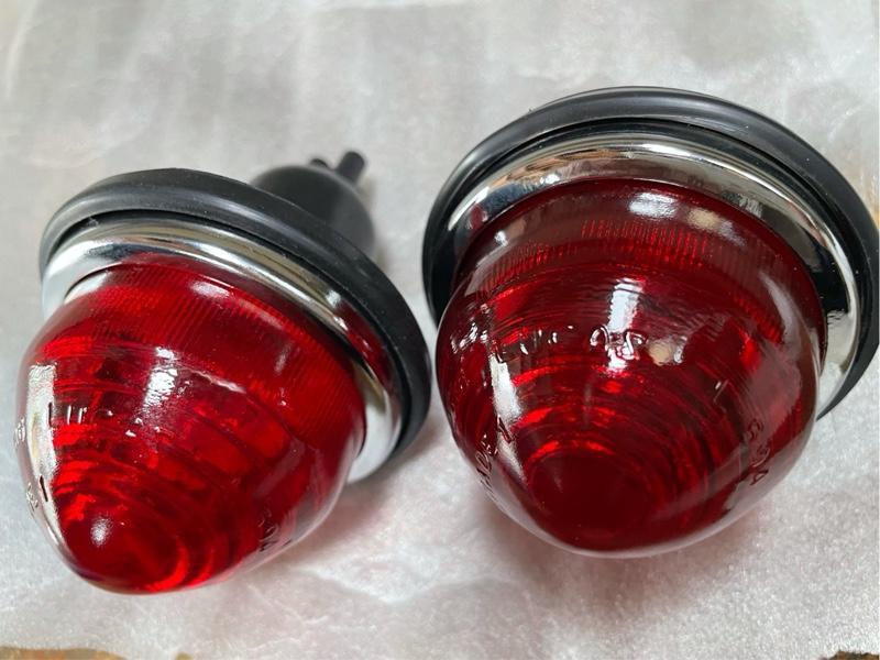 LUCAS フロントウインカー赤ガラスレンズ のパーツレビュー | ミニ