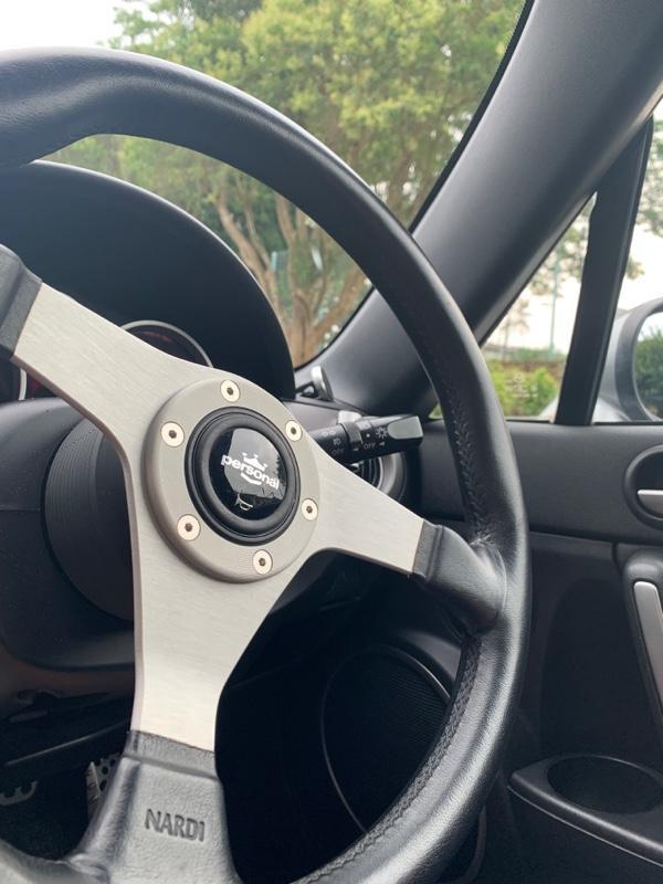 NARDI Gara GARA3 TYPE0 ブラックレザー＆シルバースポーク のパーツ