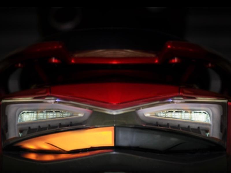 KOSO 3D LEDテールASSY2 スモークレンズ のパーツレビュー | シグナスX