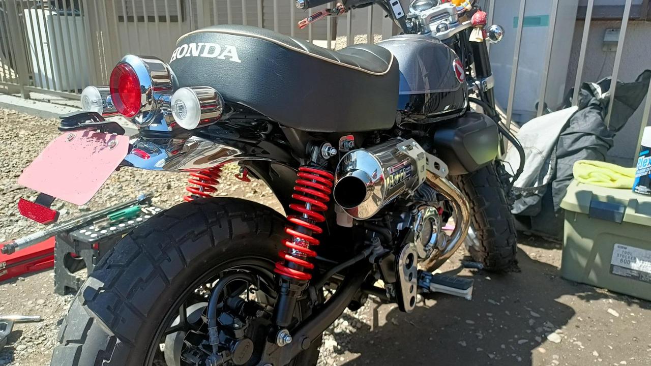 YSS リアショック 300mm のパーツレビュー | モンキー125(おさっぷ