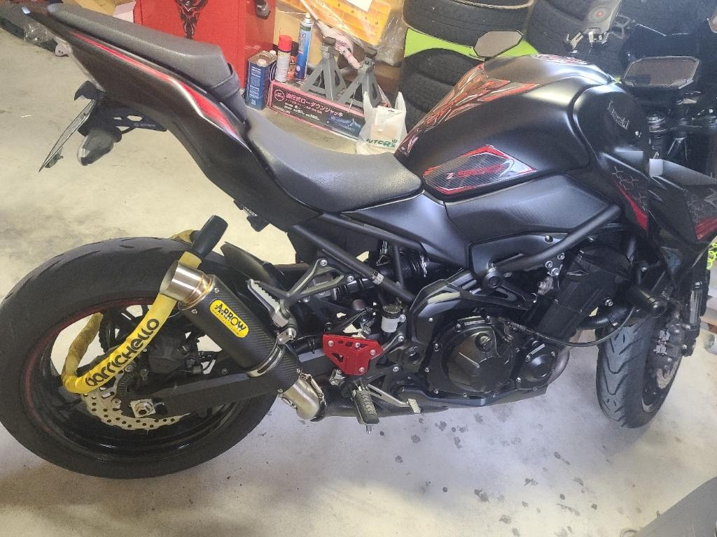 LCI PARTS Danmoto スリップオンマフラー のパーツレビュー | Z900