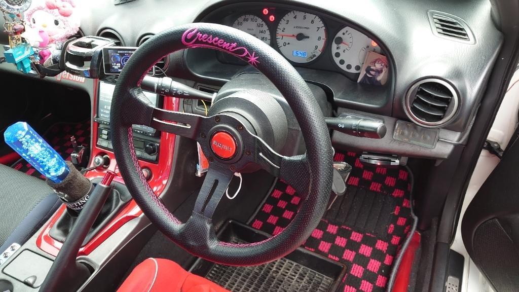 crescent/クレセント オリジナルステアリング33パイ ピンク のパーツ