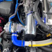 ブローオフバルブアダプター付きファンネルスロットルチャンバー