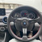 CLASSIC LEATHER SPORTS TYPE ラリー パンチングレザー レッドステッチ