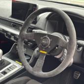 MOMO ステアリング MOD.78 350mm スエード+メンテナンスセット MOD.78